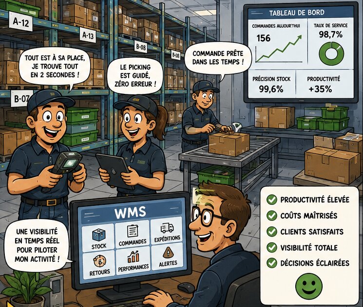 Les entrepôts intelligents : tout savoir sur les systèmes de gestion d'entrepôt - WMS 1