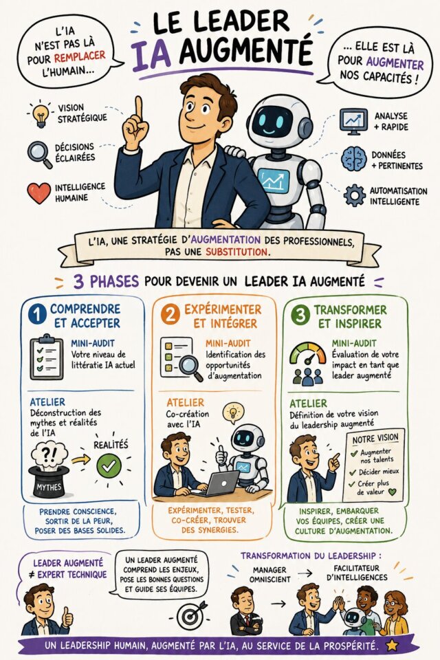 Votre Entreprise IA First - Eric Reinbold 8 Le leader augmenté IA