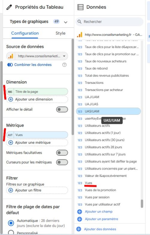 Google Data Studio, créez des tableaux de bord et visualisez vos données avec Google - Caroline MARTINEZ 20 Google Data Studio, créez des tableaux de bord et visualisez vos données avec Google - Caroline MARTINEZ 12