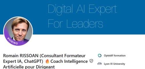 La formation professionnelle à l’heure de l’Intelligence Artificielle - Romain RISSOAN 13 La formation professionnelle à l’heure de l’Intelligence Artificielle - Romain RISSOAN 3