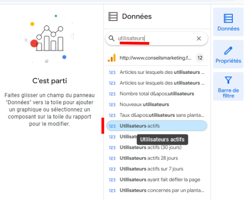 Google Data Studio, créez des tableaux de bord et visualisez vos données avec Google - Caroline MARTINEZ 16 Google Data Studio, créez des tableaux de bord et visualisez vos données avec Google - Caroline MARTINEZ 8