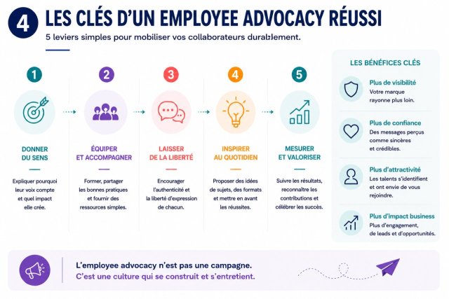 Les collaborateurs, nouveaux ambassadeurs des entreprises : pourquoi l'employee advocacy s'impose comme un levier stratégique ? - Nadine Haddad 5 Les collaborateurs, nouveaux ambassadeurs des entreprises : pourquoi l'employee advocacy s'impose comme un levier stratégique ? - Nadine Haddad 4