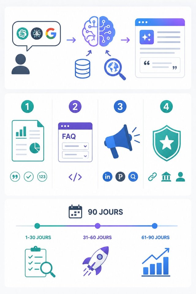 GEO : comment apparaître dans ChatGPT, Gemini et Google AI Overviews en 2026 ? 29 GEO : comment apparaître dans ChatGPT, Gemini et Google AI Overviews en 2026 ? 27