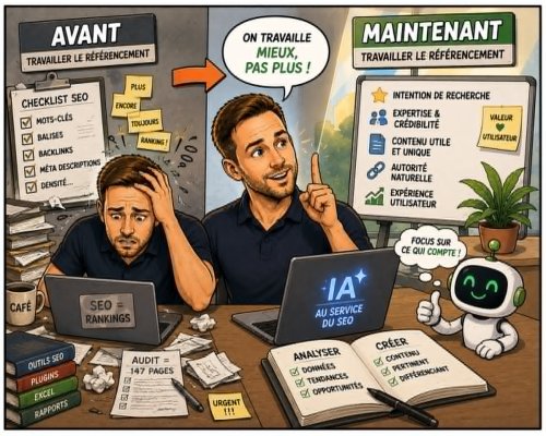 L'impact de Google AI Overviews en France : le guide complet pour comprendre, mesurer et être cité dans les Aperçus IA de Google 10 Ce qui change dans la façon de travailler le référencement