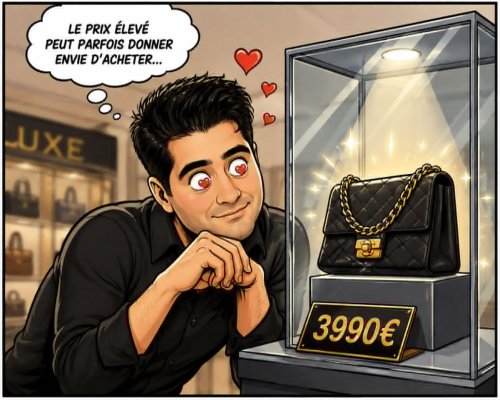 Le marketing furtif : ces techniques qui nous font consommer sans même que nous nous en rendions compte 25 Le prix élevé peut parfois donner envie d'acheter
