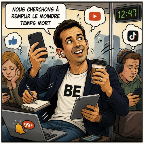 Hyperconnexion : et si nous devions réapprendre à nous ennuyer pour mieux nous reconnecter ? 5 Nous cherchons à remplir le moindre temps mort