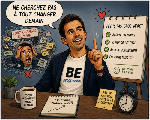Hyperconnexion : et si nous devions réapprendre à nous ennuyer pour mieux nous reconnecter ? 13 Ne cherchez pas à tout changer demain