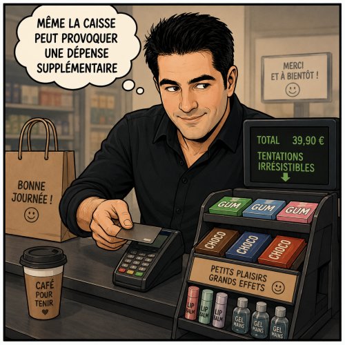Le marketing furtif : ces techniques qui nous font consommer sans même que nous nous en rendions compte 17 Même la caisse peut provoquer une dépense supplémentaire