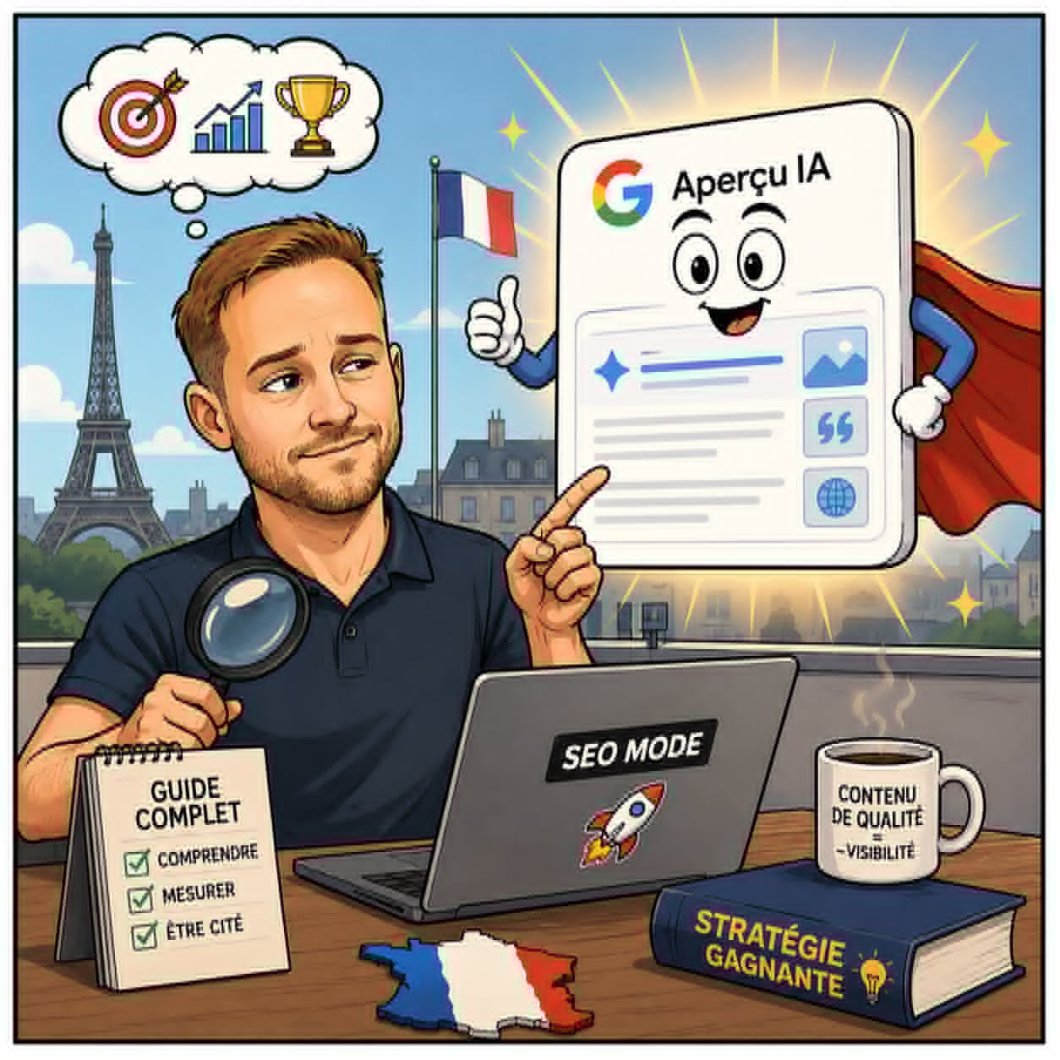 L'impact de Google AI Overviews en France : le guide complet pour comprendre, mesurer et être cité dans les Aperçus IA de Google 1 L'impact de Google AI Overviews en France - le guide complet pour comprendre, mesurer et être cité dans les Aperçus IA de Google